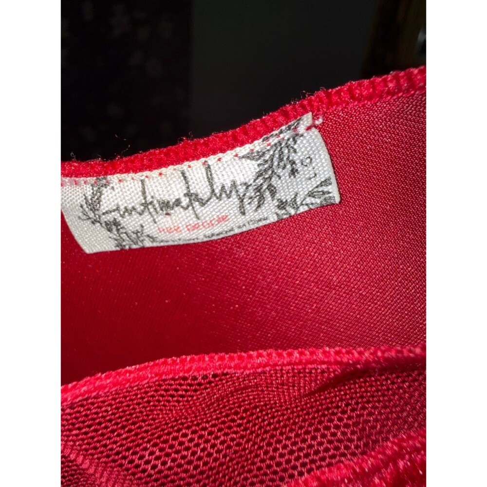 Free People Red Velvet V-Neck Cami - Picture 2 of 3